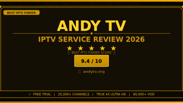 Andy TV Review 2026 — Free Trial, Pricing & Channels