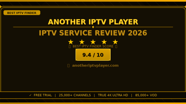 Another IPTV Player Review 2026 — Free Trial, Pricing & Channels