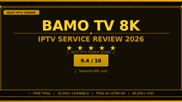 Bamo TV 8K Review 2026 — Free Trial, Pricing & Channels