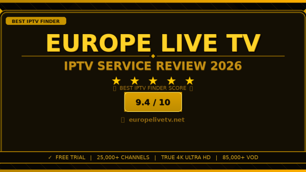 Europe Live TV Review 2026 — Free Trial, Pricing & Channels