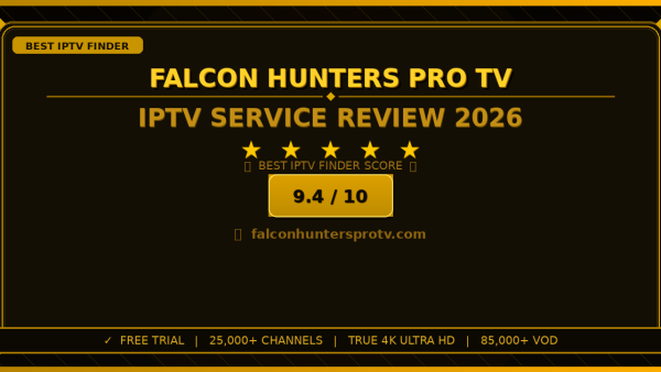 Falcon Hunters Pro TV Review 2026 — Free Trial, Pricing & Channels