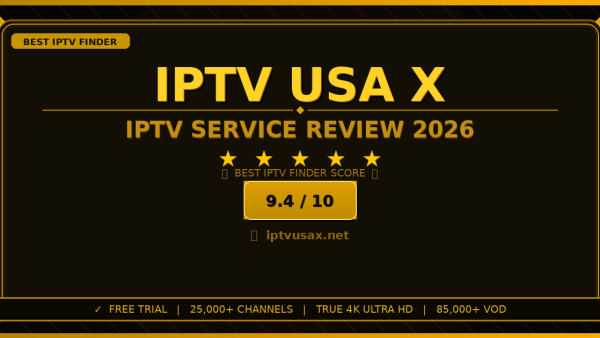 IPTV USA X Review 2026 — Free Trial, Pricing & Channels