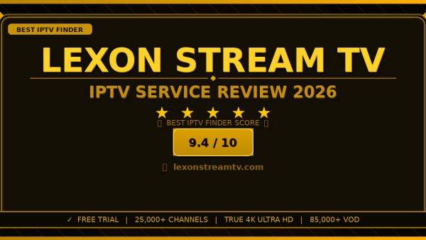 Lexon Stream TV Review 2026 — Free Trial, Pricing & Channels