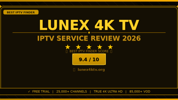 Lunex 4K TV Review 2026 — Free Trial, Pricing & Channels