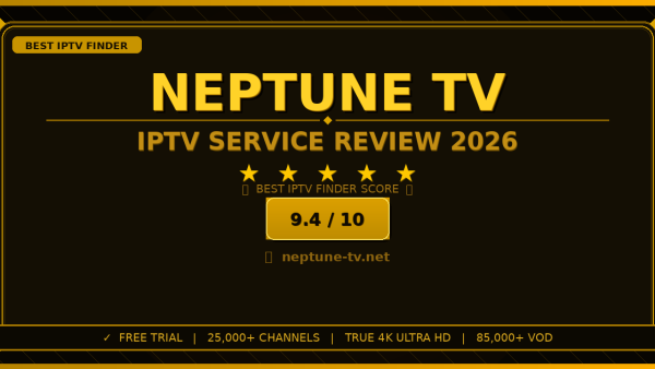 Neptune TV Review 2026 — Free Trial, Pricing & Channels
