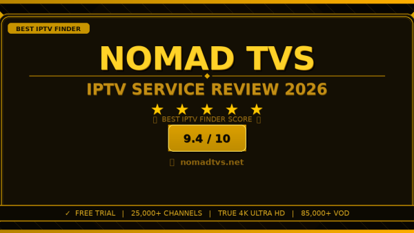 Nomad TVs Review 2026 — Free Trial, Pricing & Channels