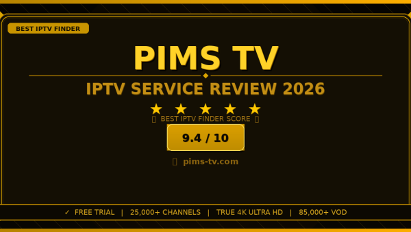 Pims TV Review 2026 — Free Trial, Pricing & Channels
