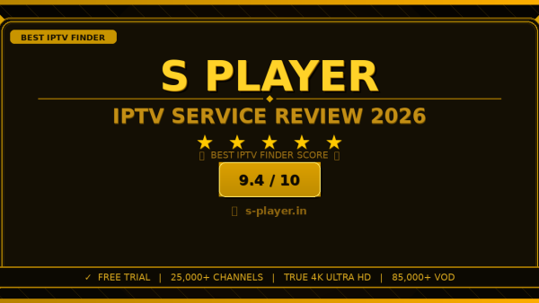 S Player Review 2026 — Free Trial, Pricing & Channels