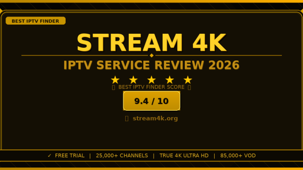 Stream 4K Review 2026 — Free Trial, Pricing & Channels