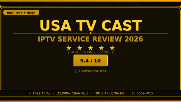 USA TV Cast Review 2026 — Free Trial, Pricing & Channels