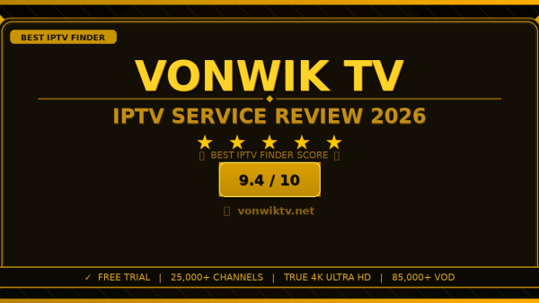 Vonwik TV Review 2026 — Free Trial, Pricing & Channels