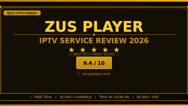 Zus Player Review 2026 — Free Trial, Pricing & Channels