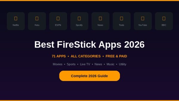Best Sports Streaming Apps for Amazon FireStick 2026